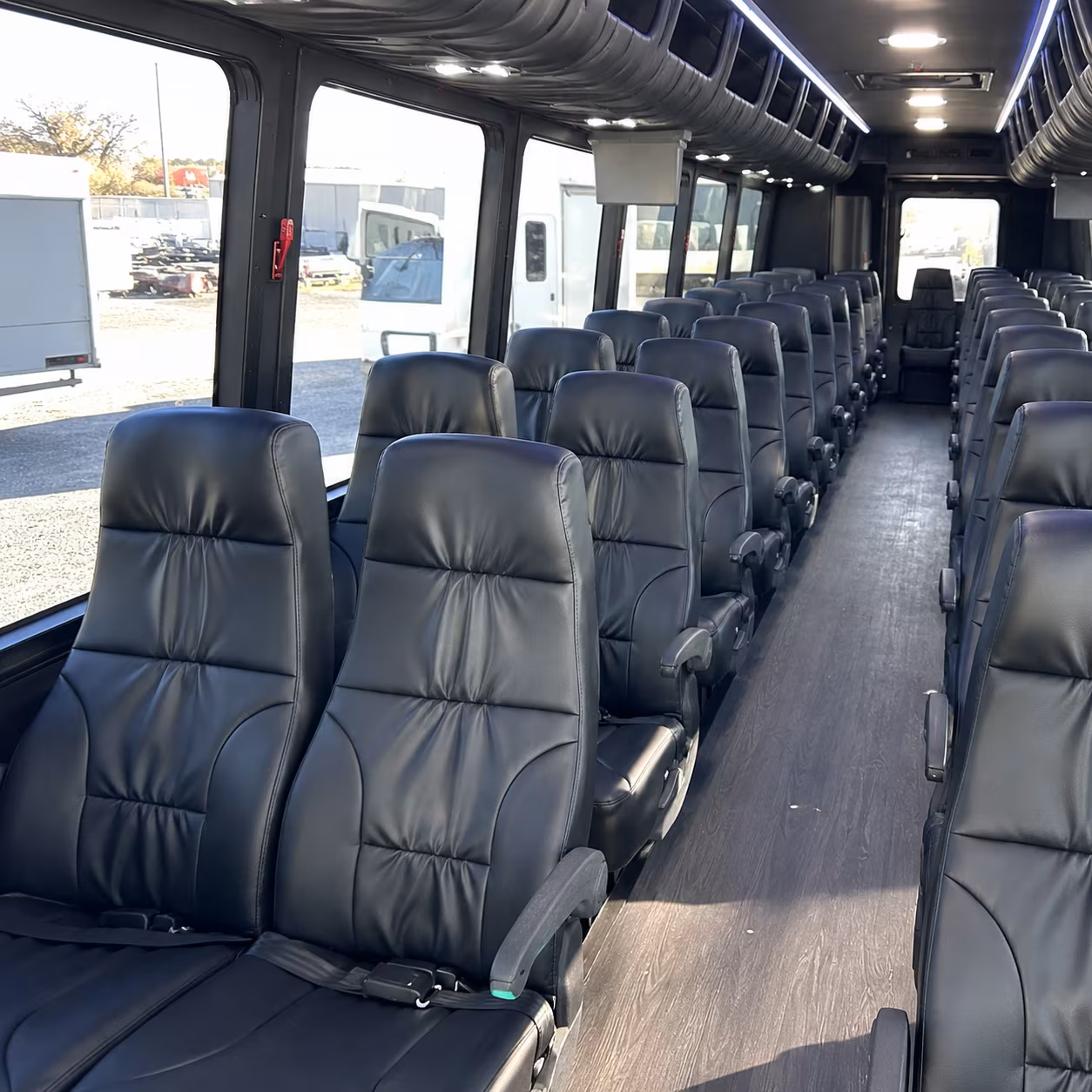 charter buses for large rockville wedding guest lists