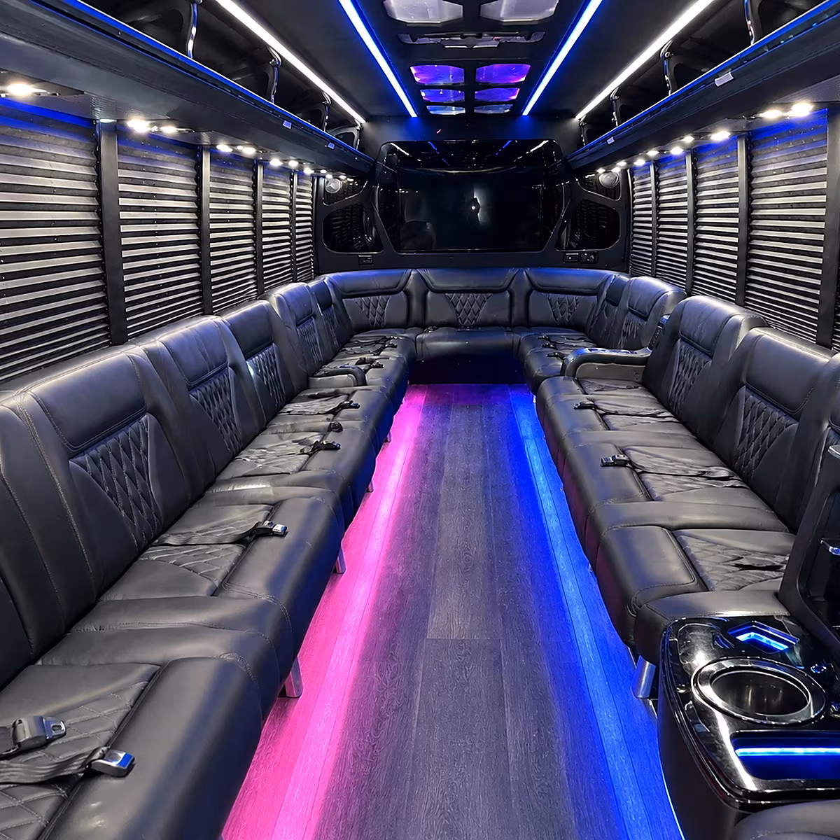 party buses for rockville wedding parties and bridal groups