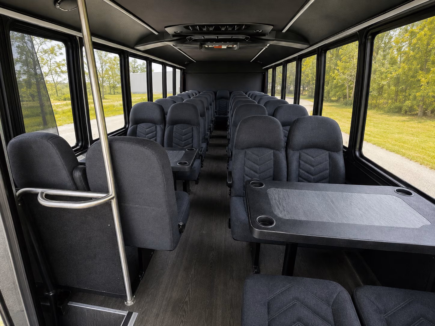 rockville 18 passenger minibus interior