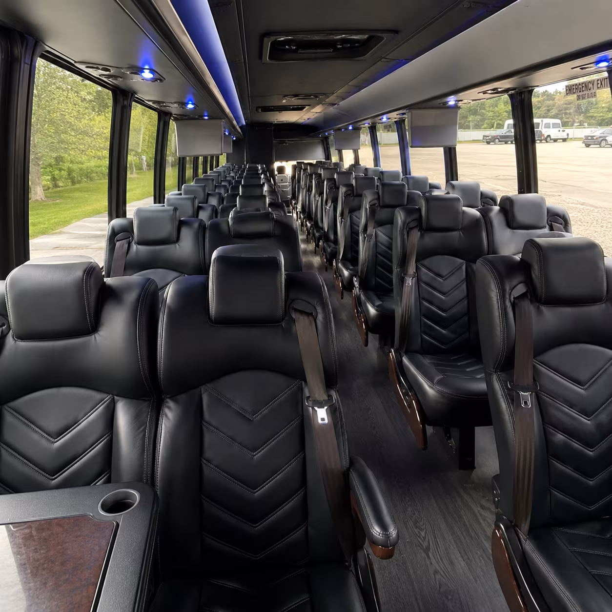 rockville 25 passenger minibus inside