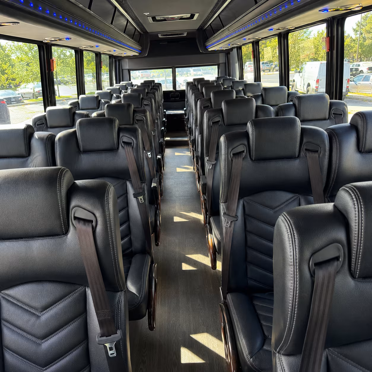 rockville 25 passenger minibus interior