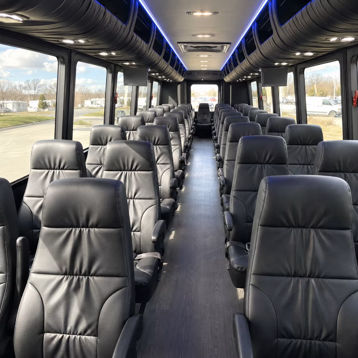 rockville 30 passenger minibus inside