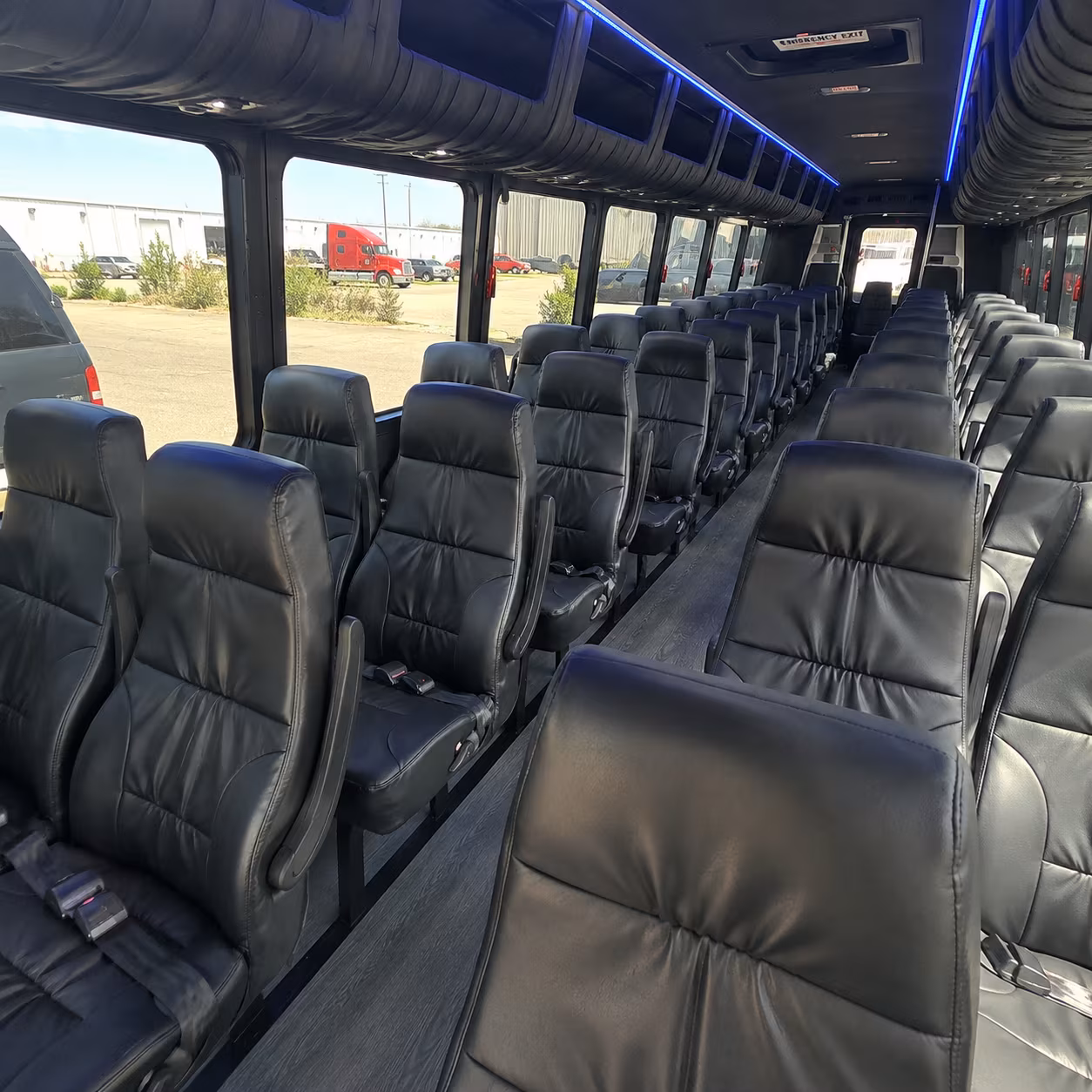 rockville 35 passenger minibus interior