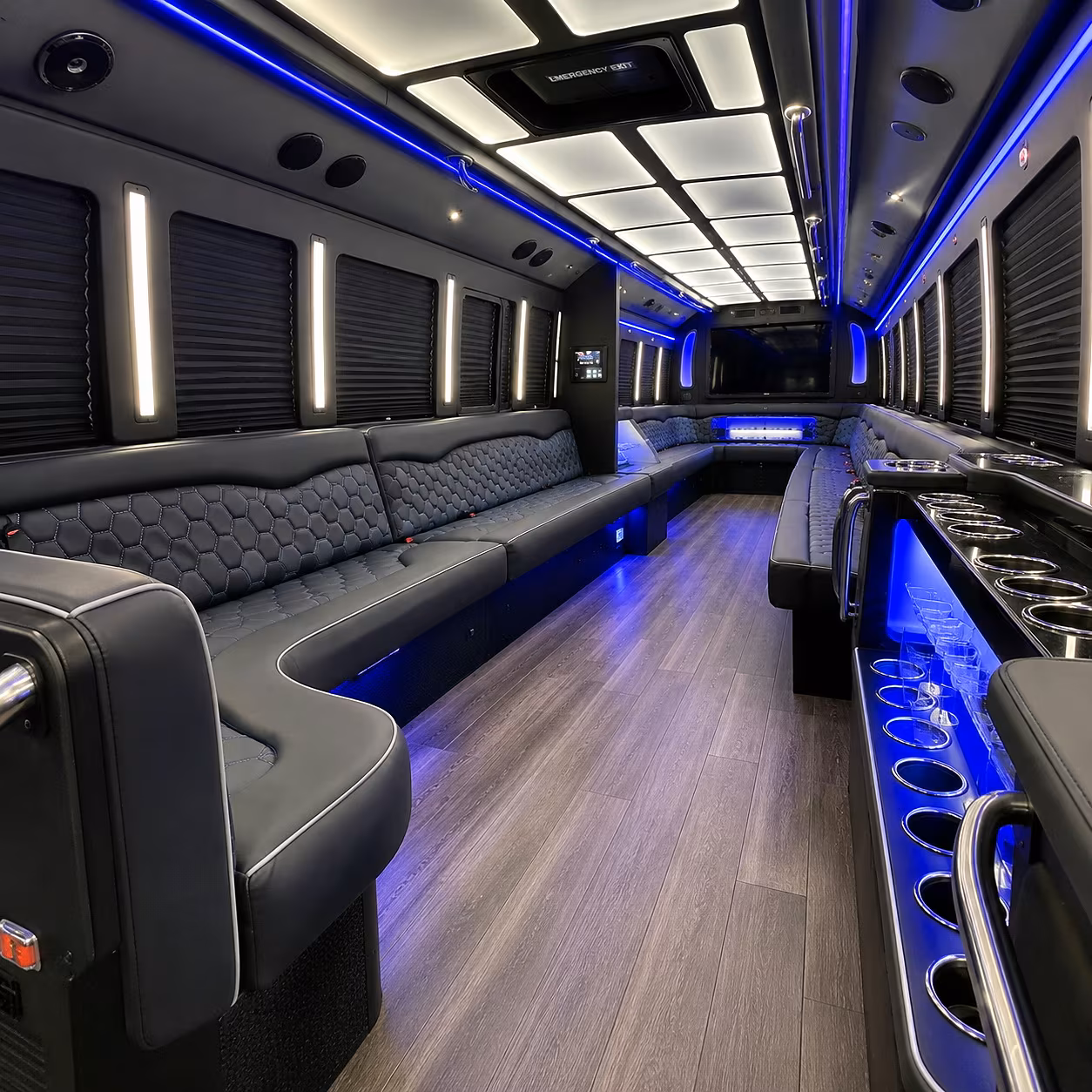 rockville party bus interior