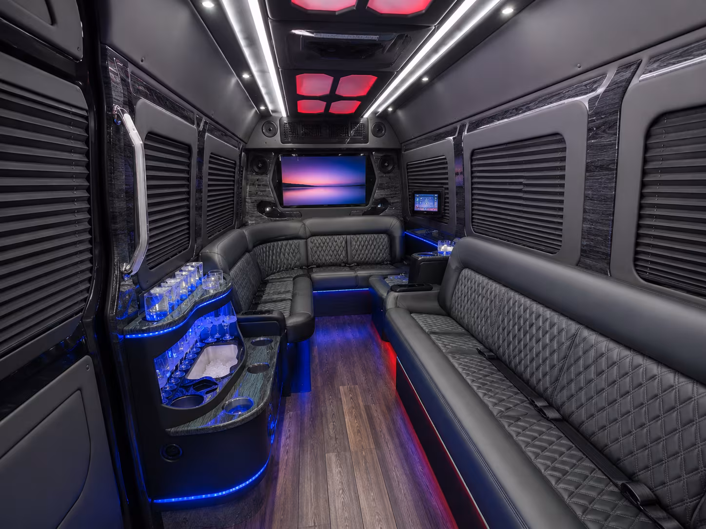 rockville sprinter limousine interior