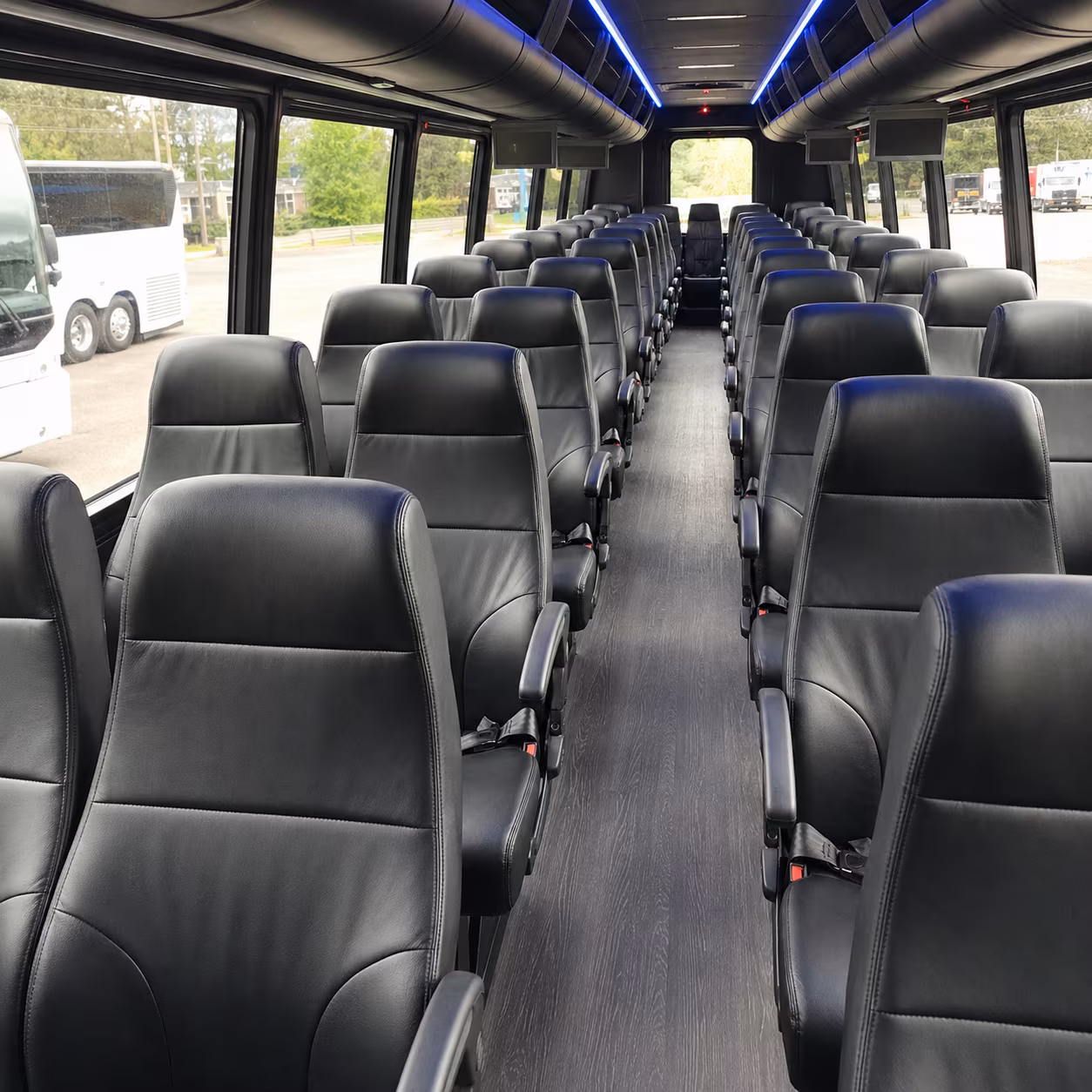 shuttle buses for rockville wedding guests between hotels and venues